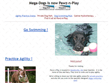 Tablet Screenshot of mega-dogs.com